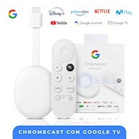 Chromecast 4ta Generación con Google TV 4K